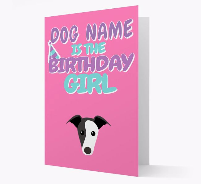 'Birthday Girl' Card with {breedFullName} Icon